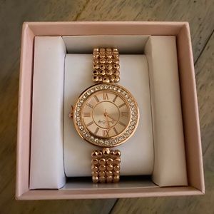 Rose gold watch